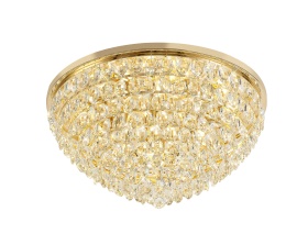 Coniston Crystal Ceiling Lights Diyas Flush Crystal Fittings Coniston Crystal Ceiling Lights Diyas Flush Crystal Fittings